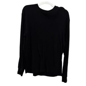 Men’s Long Sleeve Black Shirt Large
